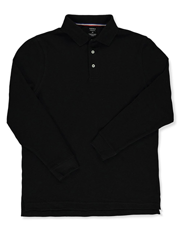 French Toast Men's L/S Pique Polo Shirt - CookiesKids.com