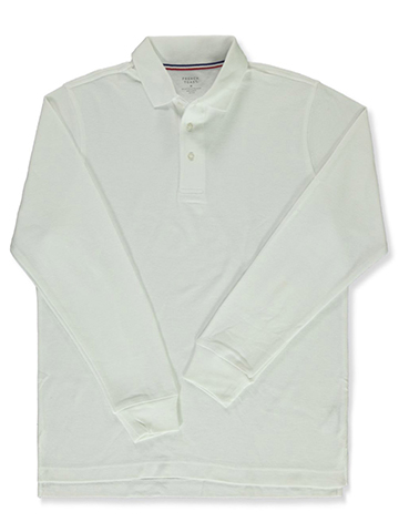 French Toast Men's L/S Pique Polo Shirt - CookiesKids.com