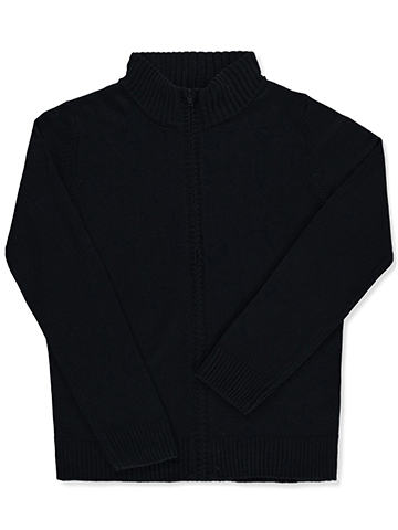 French Toast Boys' Mock Neck Zip Sweater - CookiesKids.com