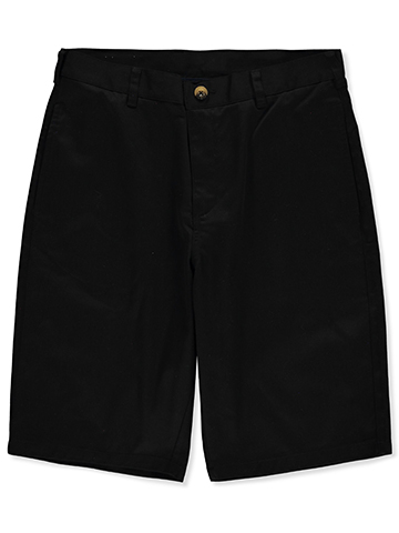 French Toast Men's Flat-Front stretch Shorts - CookiesKids.com