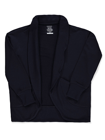 French Toast Girls' French Terry Open-Front Cardigan - CookiesKids.com
