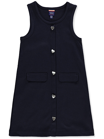 French Toast Girls' Heart Button Jumper - CookiesKids.com