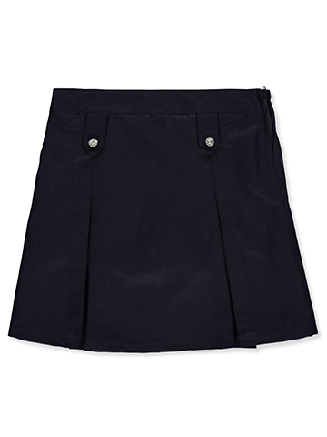 French Toast Girls' Double Pleat Rhinestone Scooter Skirt - CookiesKids.com