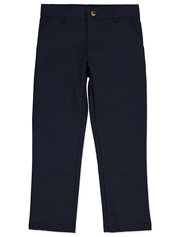 French Toast Boys' Straight Fit Flat Front Pants - CookiesKids.com