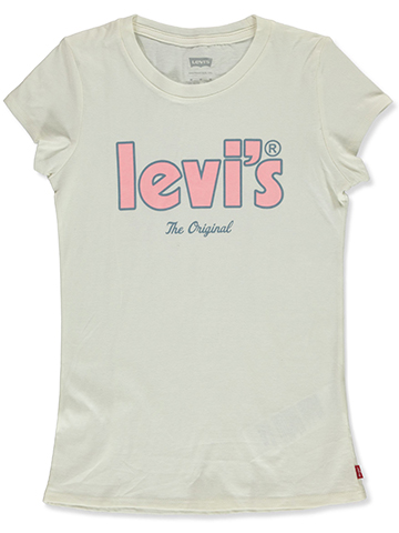 Levi's Girls' Poster Logo T-Shirt - CookiesKids.com