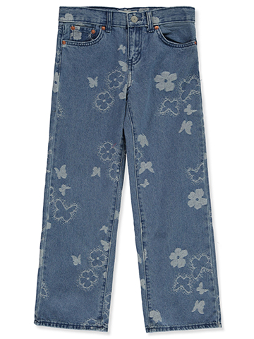 Levi's Girls' Wide Leg Jeans - CookiesKids.com