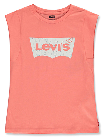 Levi's Girls' Batwing Sleeveless T-Shirt - CookiesKids.com