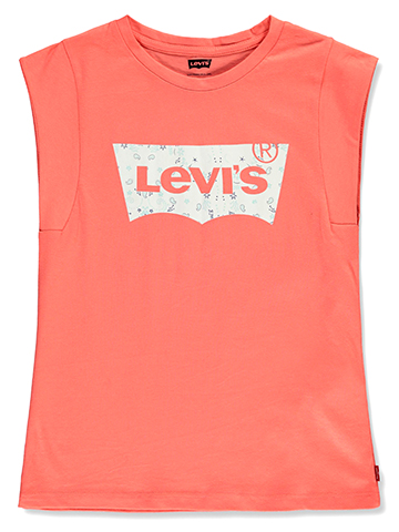 Levi's Girls' Batwing Sleeveless T-Shirt - CookiesKids.com