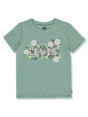 Levi's Girls' Flowers T-Shirt - CookiesKids.com