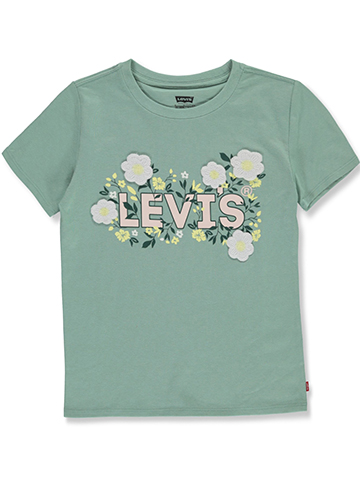 Levi's Girls' Flowers T-Shirt - CookiesKids.com