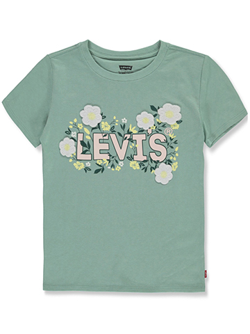 Levi's Girls' Flowers T-Shirt - CookiesKids.com