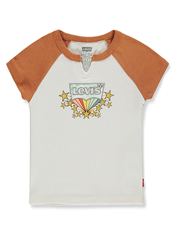 Levi's Girls' Rainbow Batwing T-Shirt - CookiesKids.com