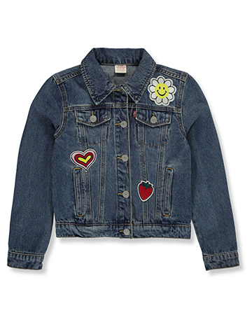 Levi's Girls' Sunshine Flower Denim Jacket - CookiesKids.com