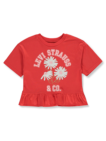 Levi's Girls' Peplum Daisy T-Shirt - CookiesKids.com