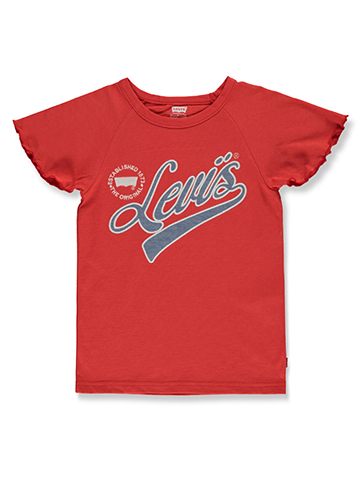 Levi's Girls' Flutter Script T-Shirt - CookiesKids.com