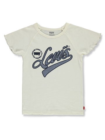 Levi's Girls' Flutter Script T-Shirt - CookiesKids.com