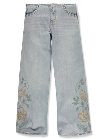 Levi's Girls' Wide Leg Baggy Jeans - CookiesKids.com