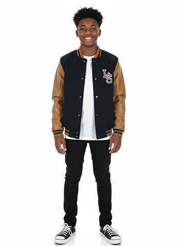 Levi's Boys' Chenille Patch Varsity Jacket - CookiesKids.com