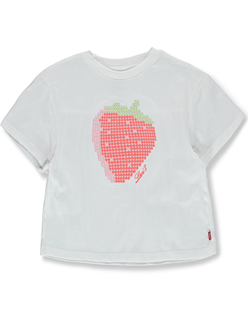 Levi's Girls' Strawberry T-Shirt - CookiesKids.com