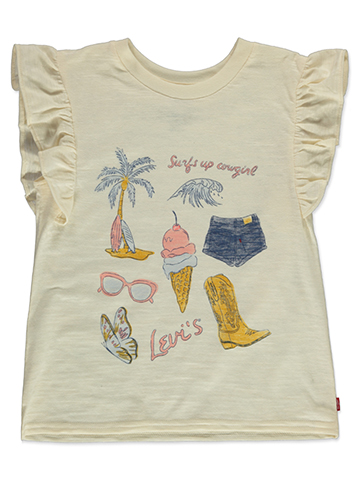 Levi's Girls' Coastal Flutter T-Shirt - CookiesKids.com