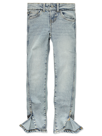 Girls' Levi's Light Wash Flared Jeans - CookiesKids.com