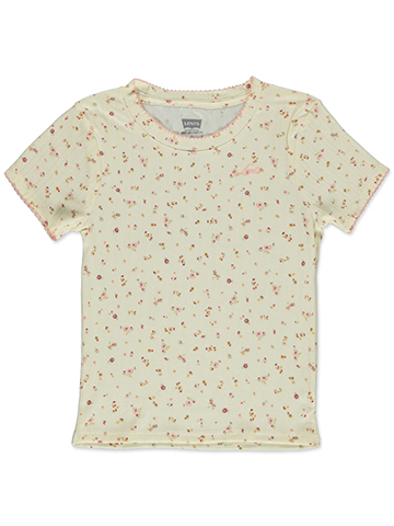Levi's Girls' Floral Print T-Shirt - CookiesKids.com