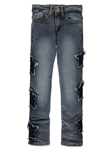 Celebrity Ace Girls' Straight Leg Stars Jeans - CookiesKids.com