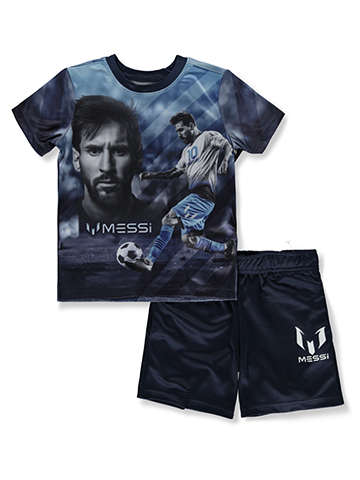 Messi Boys' 2-Piece Shorts Set Outfit - CookiesKids.com