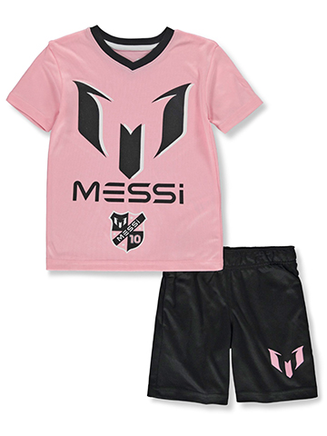 Messi Boys' 2-Piece Icon Shorts Set Outfit - CookiesKids.com