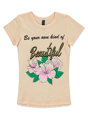 Studio 34 Girls' Flowers T-Shirt - CookiesKids.com
