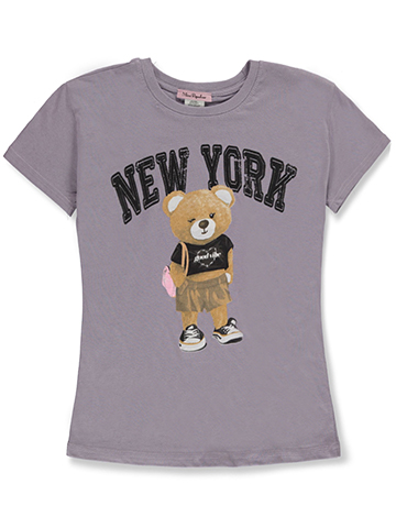 Miss Popular Girls' Bear T-Shirt - CookiesKids.com