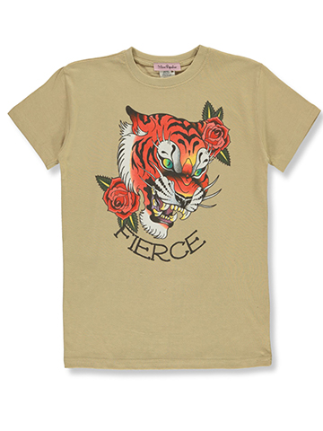 Miss Popular Girls' Fierce Tiger T-Shirt - CookiesKids.com