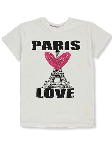 Miss Popular Girls' Paris T-Shirt - CookiesKids.com