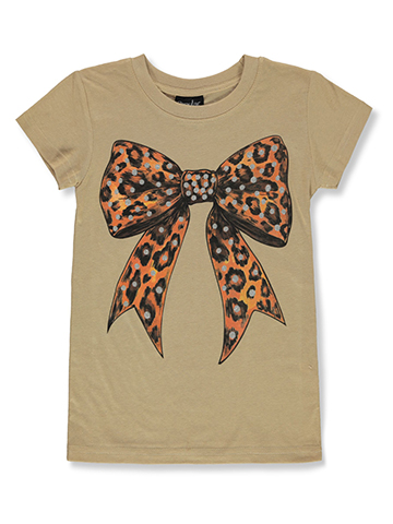 Popular Sports Girls' Bow T-Shirt - CookiesKids.com