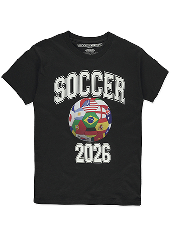 Brooklyn Vertical Boys' Soccer World Cup T-Shirt - CookiesKids.com