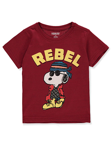 Peanuts Boys' Snoopy Rebel T-Shirt - CookiesKids.com