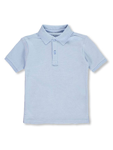 Nautica Boys’ School Uniform Pique Polo - CookiesKids.com