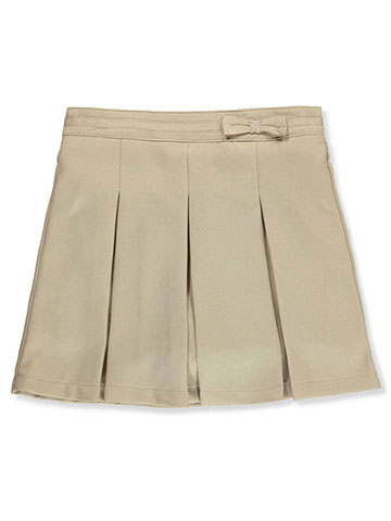 Nautica Girls’ School Uniform Glitter Bow Scooter Skirt - CookiesKids.com