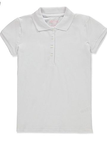 Nautica Junior Girls' Pique Polo - CookiesKids.com