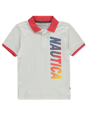 Nautica Boys' Shutter Rainbow Polo Shirt - CookiesKids.com