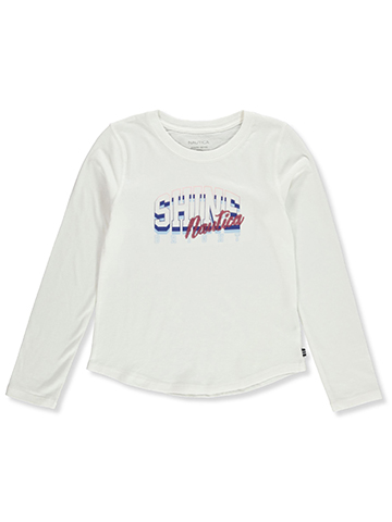 Nautica Girls' L/S T-Shirt - CookiesKids.com