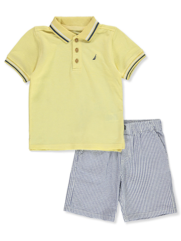 Nautica Boys' 2-Piece SeaBreeze Shorts Set Outfit - CookiesKids.com