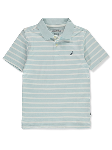 Nautica Boys' Coast Stripe Polo Shirt - CookiesKids.com