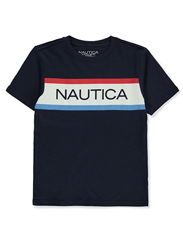 Nautica Boys' Colorbar T-Shirt - CookiesKids.com
