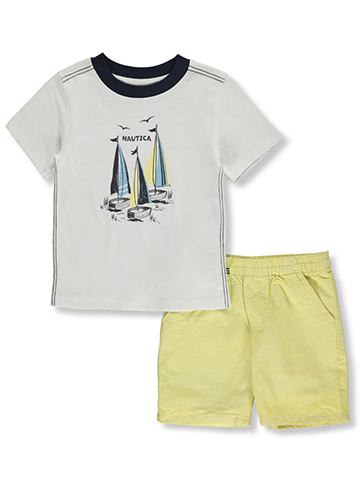 Nautica Boys' 2-Piece Shorts Set Outfit - CookiesKids.com