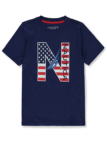 Nautica Boys' Flag T-Shirt - CookiesKids.com