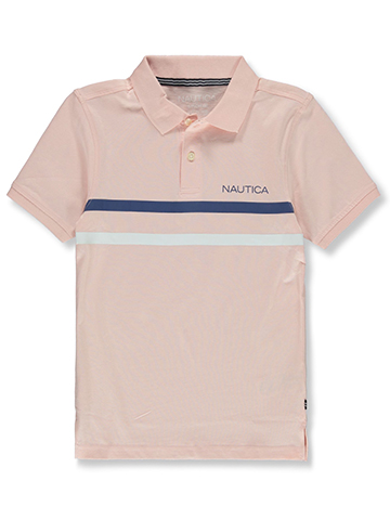 Nautica Boys' Striped Polo Shirt - CookiesKids.com