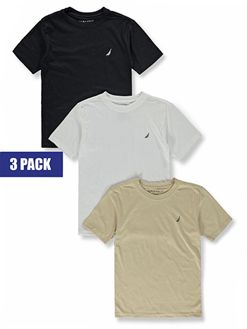 Nautica Boys' 3-Pack Sail T-Shirts - CookiesKids.com