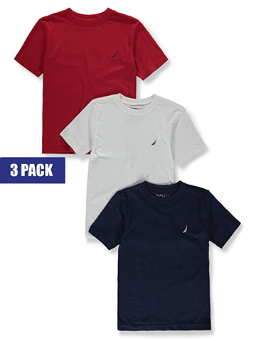 Nautica Boys' 3-Pack Sail T-Shirts - CookiesKids.com