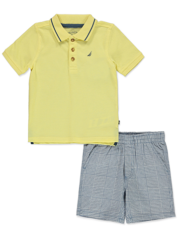 Nautica Boys' 2-Piece Polo Shorts Set Outfit - CookiesKids.com